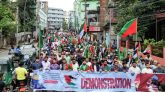 ফিলিস্তিনে গণহত্যার প্রতিবাদে সিলেটে শিবিরের বিক্ষোভ মিছিল