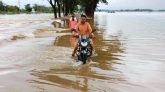 সালুটিকর-গোয়াইনঘাট সড়ক পানিতে তলিয়ে যান চলাচল বন্ধ