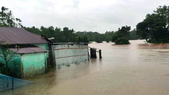 দুই দিনের টানা বর্ষনে জৈন্তাপুর উপজেলার নিম্নাঞ্চল প্লাবিত