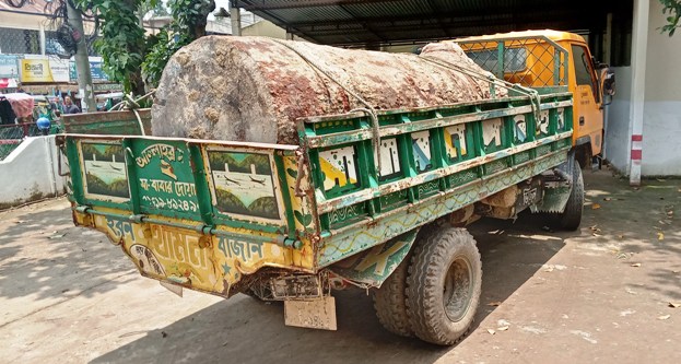 কমলগঞ্জে শতবর্ষী গর্জন গাছ কেটে চুরি, পাচারকালে ট্রাকসহ আটক ২