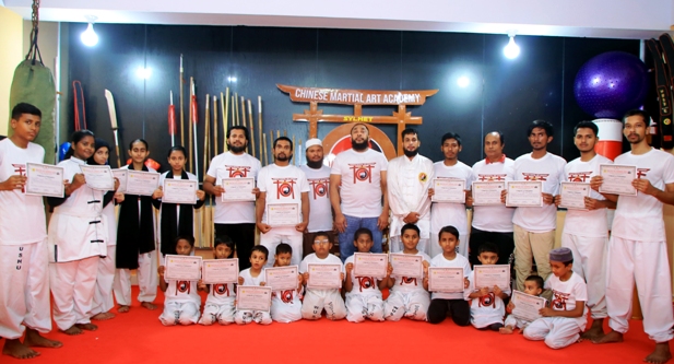 সিলেটে ৩দিনব্যাপী মার্শাল আর্ট সেমিনারের সনদ বিতরণ