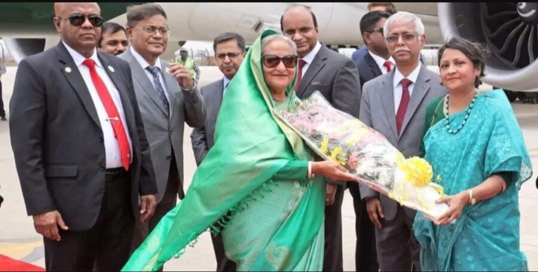 মোদির শপথ অনুষ্ঠানে যোগ দিতে দিল্লি গেলেন প্রধানমন্ত্রী