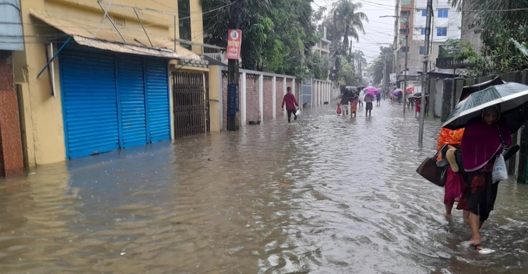 ঈদের দিন জলমগ্ন সিলেট