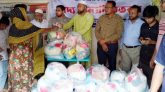 সিলেট নগরীর তেররতনে জামায়াতের খাদ্য সামগ্রী বিতরণ