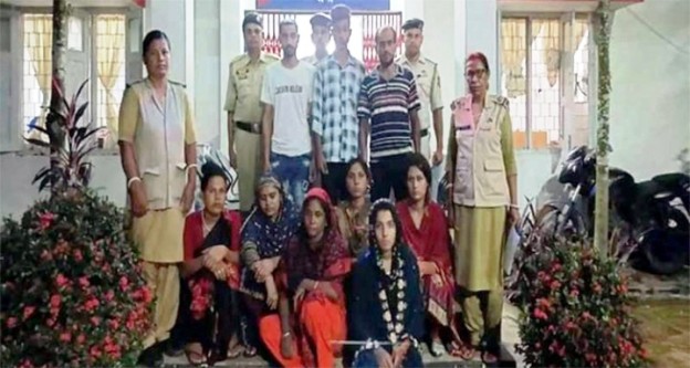 ভারতে ছয় নারীসহ ৯ বাংলাদেশি গ্রেফতার