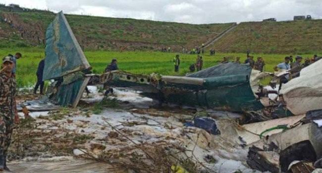 কাঠমান্ডুতে বিমান বিধ্বস্ত, নিহত ১৮