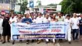 অস্বাভাবিক সম্পদের দায়ে অভিযুক্তদের গ্রেপ্তার দাবিতে বিক্ষোভ সমাবেশ