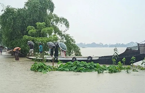 সিলেটে বাড়ছে নদ-নদীর পানি, তৃতীয় দফা বন্যার শঙ্কা