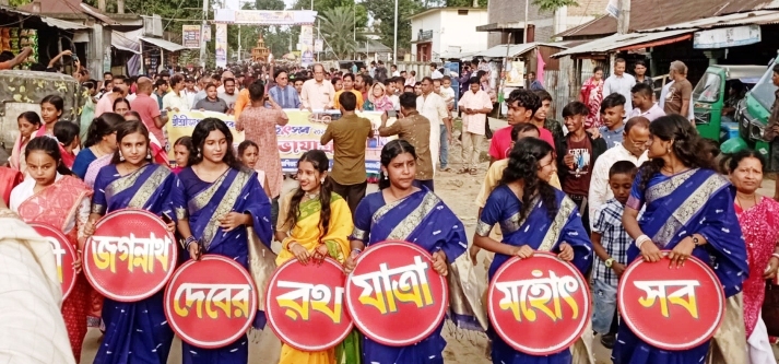 সিলেটে শ্রীশ্রী জগন্নাথদেবের উল্টো রথযাত্রা মহোৎসব ১৬ জুলাই