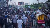 সিলেট-সুনামগঞ্জ মহাসড়ক অ*ব*রো*ধ শাবি শিক্ষার্থীদের