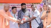 সাংবাদিক মো. ইউসুফ আলীকে সংবর্ধিত করলো ইসকন