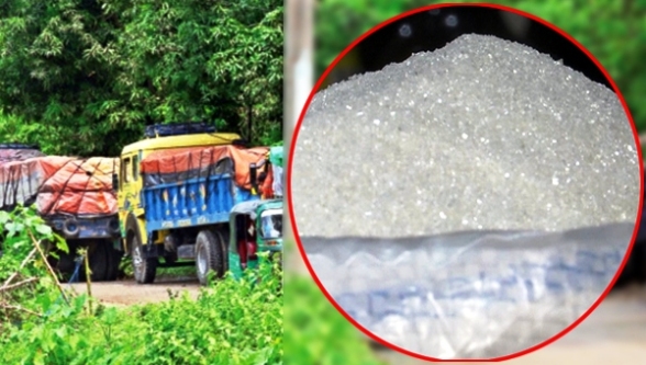 সিলেটে চারদিনে ৫৮৪ বস্তা ভারতীয় চিনি জব্দ, গ্রেপ্তার ১১