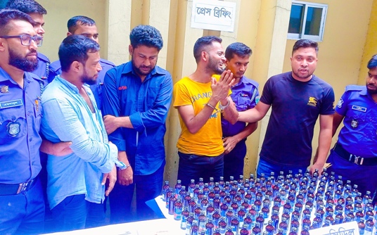 গোলাপগঞ্জে ২৮ লক্ষাধিক টাকার মাদকসহ ৩ জন গ্রেপ্তার