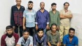 সিলেটে তীর শীলংয়ের এজেন্টসহ ১০ জুয়াড়ি গ্রেফতার