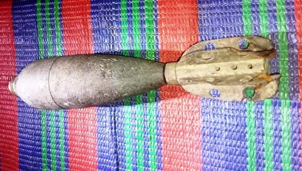 সিলেট থেকে রাশিয়ান মর্টার সেল উদ্ধার