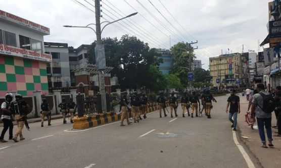 সিলেটে পুলিশ-ছাত্রদল ধাওয়া-পাল্টা ধাওয়া