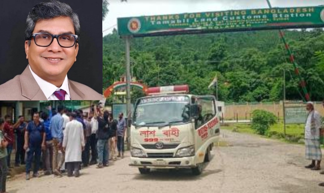 তামাবিল দিয়ে সাবেক ছাত্রলীগ নেতা পান্নার লাশ পরিবারের কাছে হস্তান্তর