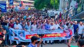শেখ হাসিনার বিচার দাবিতে সিলেটে বিএনপির গণমিছিল