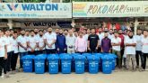 গহরপুর ব্লাড ফাইটার্সের উদ্যোগে ডাস্টবিন স্থাপন