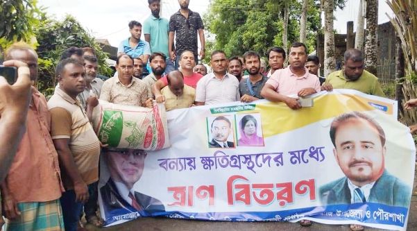 কমলগঞ্জে বন্যার্তদের পাশে ব্যক্তি ও বিভিন্ন সংগঠন