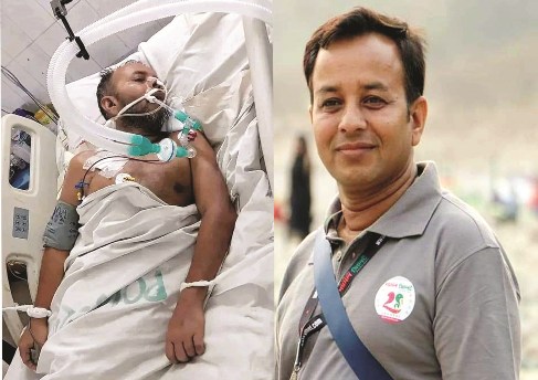 গোলাপগঞ্জের সাংবাদিক অজামিল চন্দ্র নাথ গুরুত্বর অসুস্থ, হাসপাতালে ভর্তি