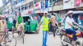 সিলেটে যানজট নিরসন ও ফুটপাত দখলমুক্ত করতে কাজ করছে নিসচা