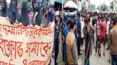 মিছিলে মিছিলে উত্তাল সুনামগঞ্জ