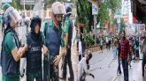 সিলেটে শিক্ষার্থীদের সাথে পুলিশের ধা’ও’য়া পাল্টা ধা’ও’য়া