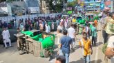 সিলেট বন্দরবাজারে ব্যবসায়ীদের সঙ্গে অটোরিকশা চালকদের সংঘর্ষ, ভাংচুর