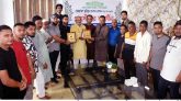 সিলেটের খোজারখলায় যুক্তরাজ্য প্রবাসী সাব্বির আহমদকে সংবর্ধনা