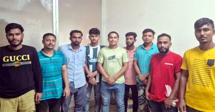 কোম্পানীগঞ্জে সমন্বয়ক সেজে চাঁদাবাজির চেষ্টা, আটক ৯