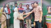 কমলগঞ্জে বন্যায় ক্ষতিগ্রস্ত ২০০ পবিারের মাঝে খাদ্য বিতরণ