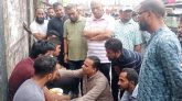 সিলেটে ধানের শীষের প্রতীক নিয়ে মানুষের দ্বারে দ্বারে রাজীব আহসান
