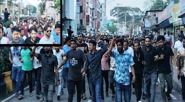 সিলেটে যুবদলের পূর্ণাঙ্গ কমিটি নিয়ে অসন্তোষ, ঝাড়ু মিছিল
