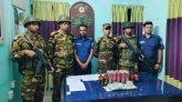 জৈন্তাপুরে যৌথ বাহিনীর অভিযানে মদ ও নগদ টাকা উদ্ধার