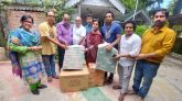 বানবাসী মানুষের পাশে সম্মিলিত নাট্য পরিষদ