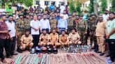 সিকৃবিতে যৌথবাহিনীর অভিযানে অস্ত্র ও মাদক উদ্ধার