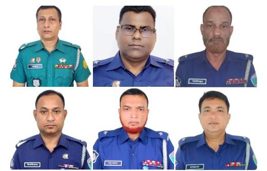 সুনামগঞ্জের ছয় থানার ওসি বদলি