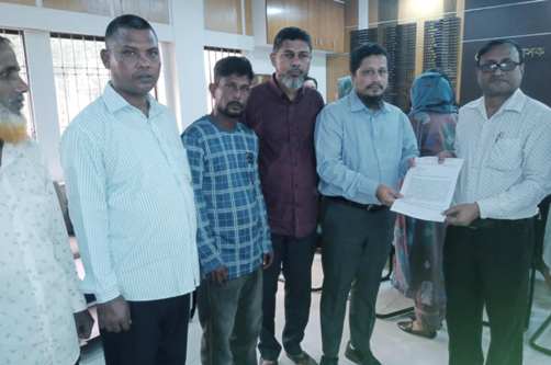 শ্রম উপদেষ্টা বরাবর সমাজতান্ত্রিক শ্রমিক ফ্রন্ট এর স্মারকলিপি পেশ