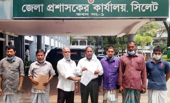 সিলেটে ব্যাটারি চালিত রিক্সা মালিক শ্রমিক ঐক্য পরিষদের স্মারকলিপি
