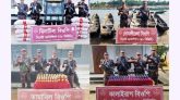 সিলেটে বিজিবির অভিযানে মাদকসহ ৭৩ লাখ টাকার ভারতীয় পণ্য জব্দ