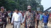 জাফলংয়ে টাস্কফোর্সের অভিযানে ৭০০ নৌকাসহ বালু-পাথর জব্দ