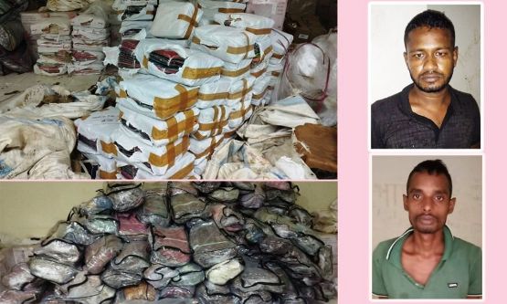 সিলেটে পাথরের নিচে মিললো ২ কোটি টাকার ভারতীয় কাপড়
