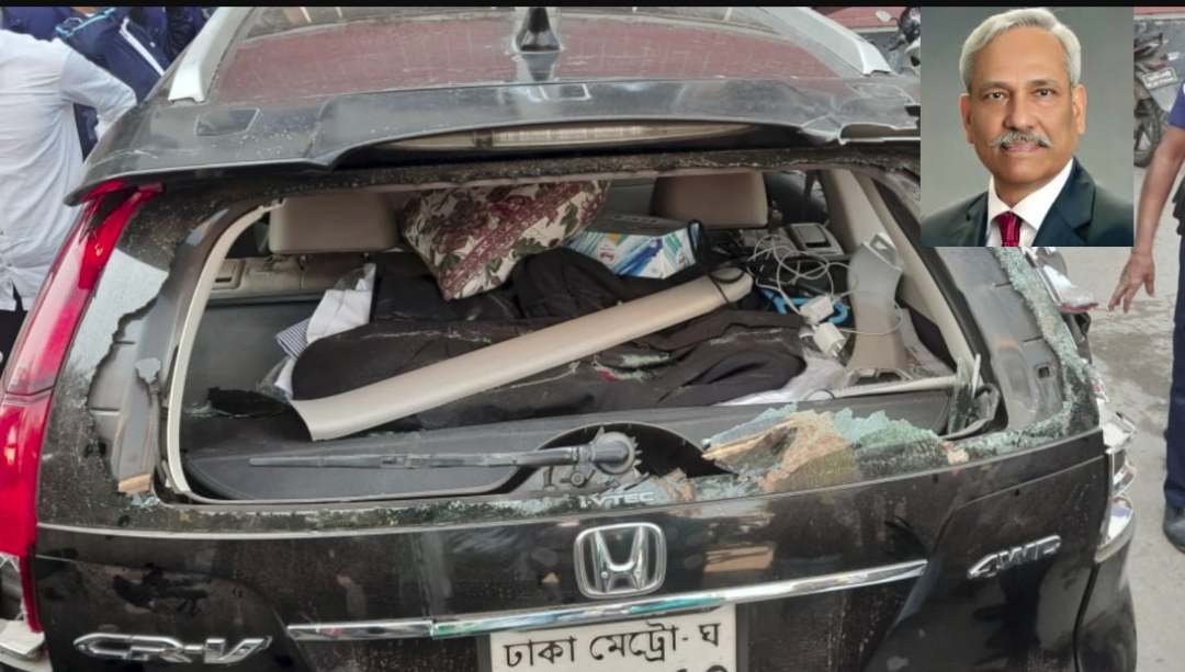রাজাপুরে শাহজাহান ওমর থানা হেফাজতে, গাড়িতে হামলা