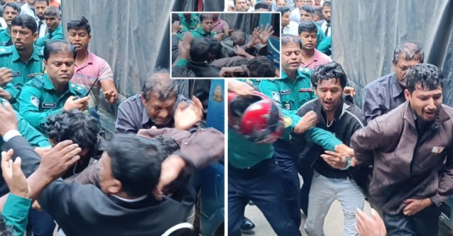 সিলেটে যুবদলকর্মী হত্যা, ৩ আসামীকে আদালতে নেওয়ার সময় মারধর