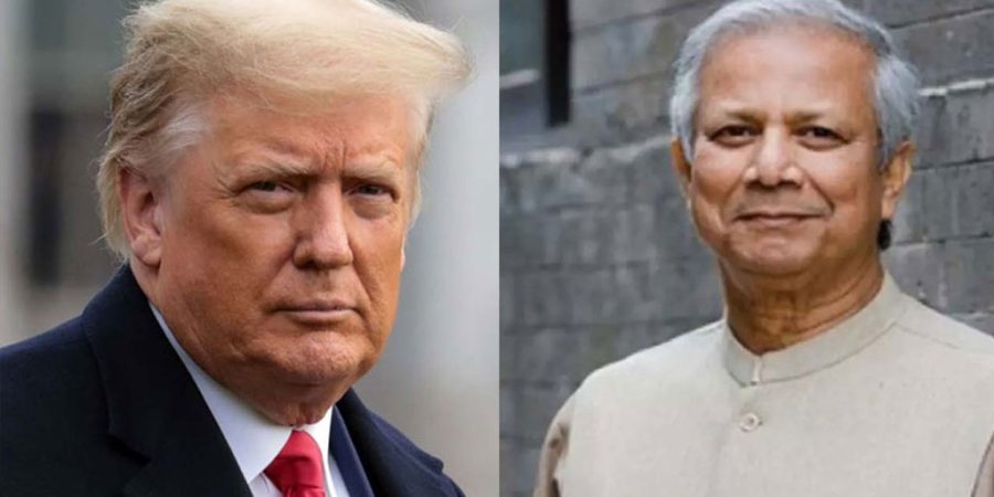 ডোনাল্ড ট্রাম্পকে প্রধান উপদেষ্টা ড. ইউনূসের শুভেচ্ছা