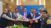 কমলগঞ্জের ইউএনও জয়নাল আবেদীনকে বিদায় সংবর্ধনা