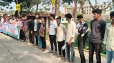 মানবাধিকার দিবসে সিলেট পলিটেকনিক ইনস্টিটিউট ছাত্রদলের মানববন্ধন