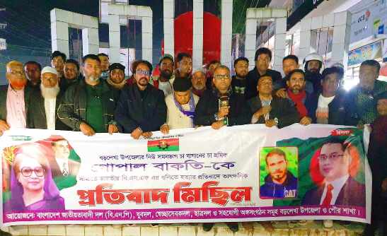 বিএসএফের গুলিতে বাংলাদেশি যুবক নিহত, প্রতিবাদে বড়লেখা বিএনপির মিছিল