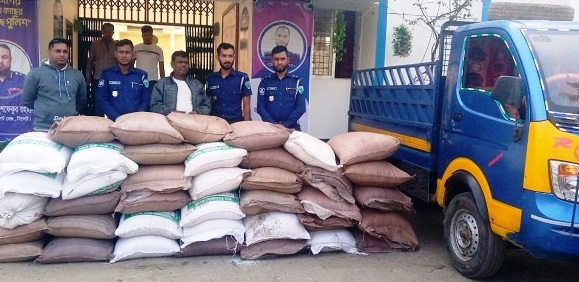 কানাইঘাটে ৩৯ বস্তা ভারতীয় চিনি জব্দ, আটক ১